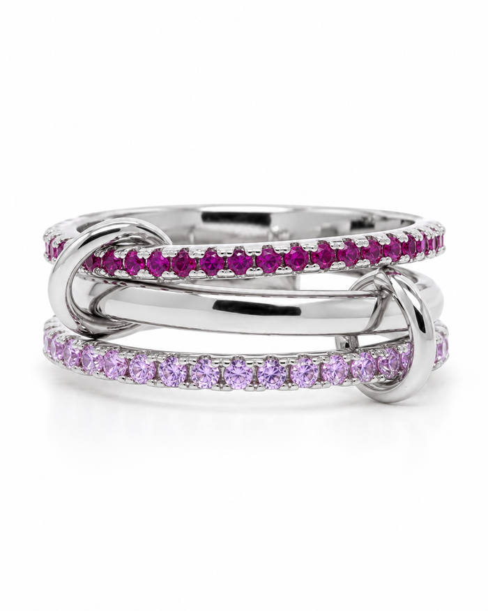 SIENA · Argent & Lilas