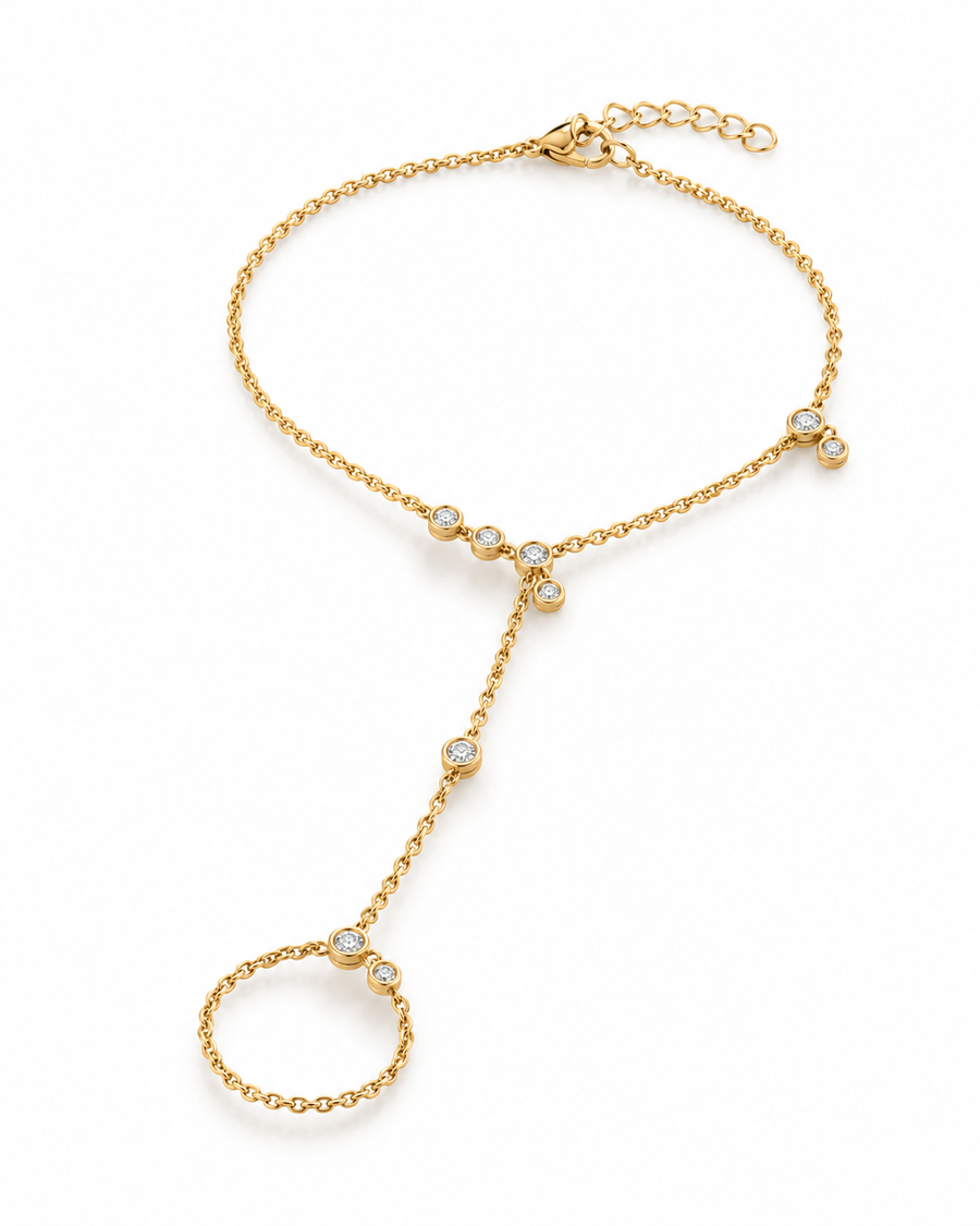 CÉLIA · Bracelet de Main Doré