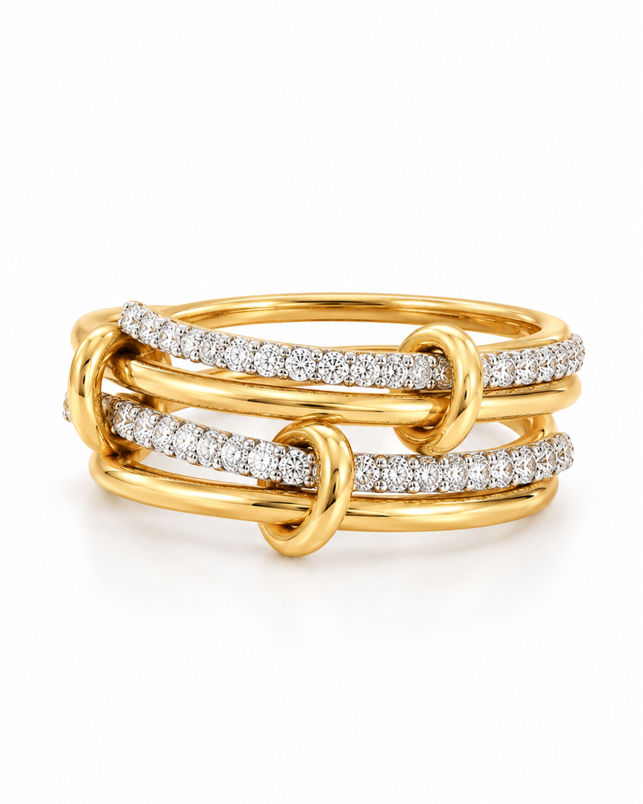 ANOUK · Bague Quatre Anneaux