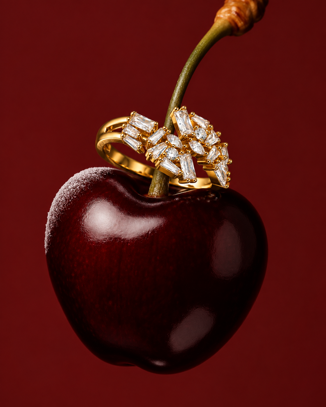 JADE · Open Baguette Ring