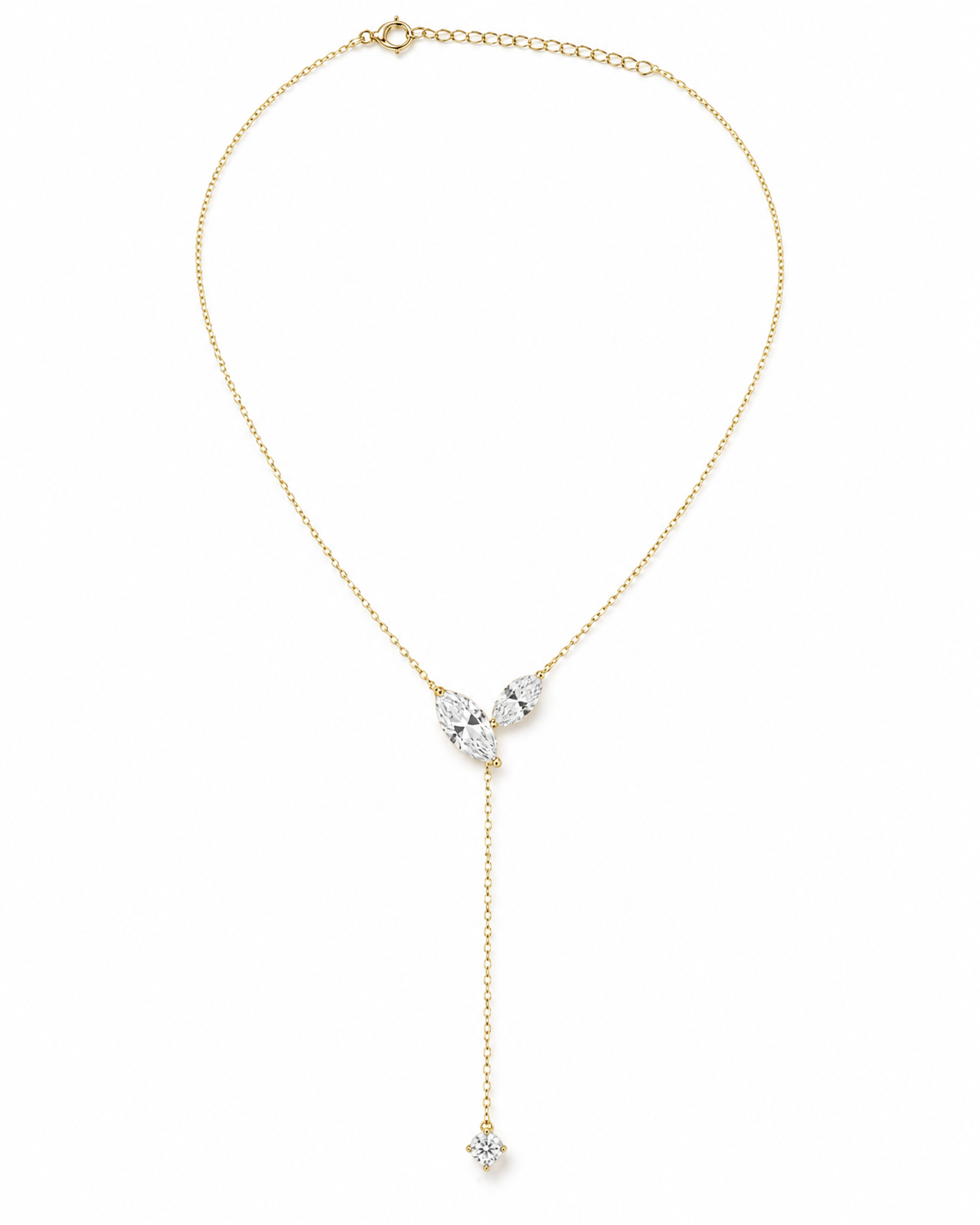 OPHÉLIE · Gold Lariat Necklace