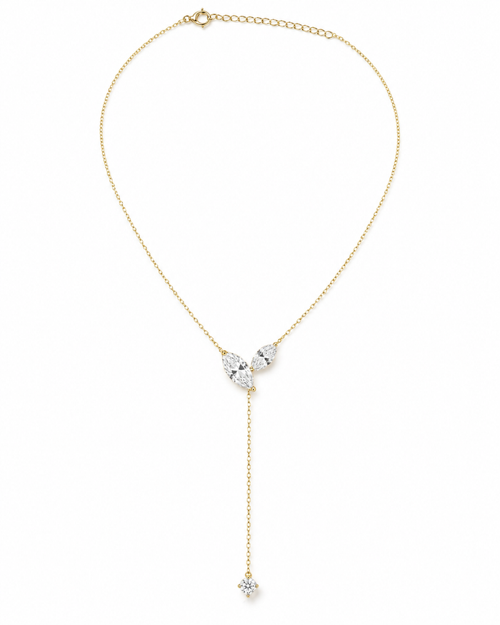 OPHÉLIE · Collier Lariat Or