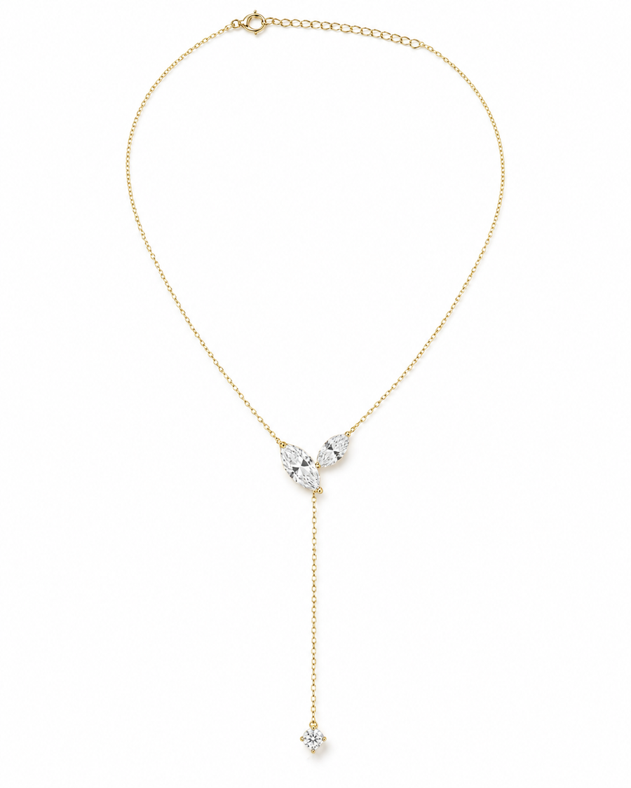 OPHÉLIE · Collier Lariat Or