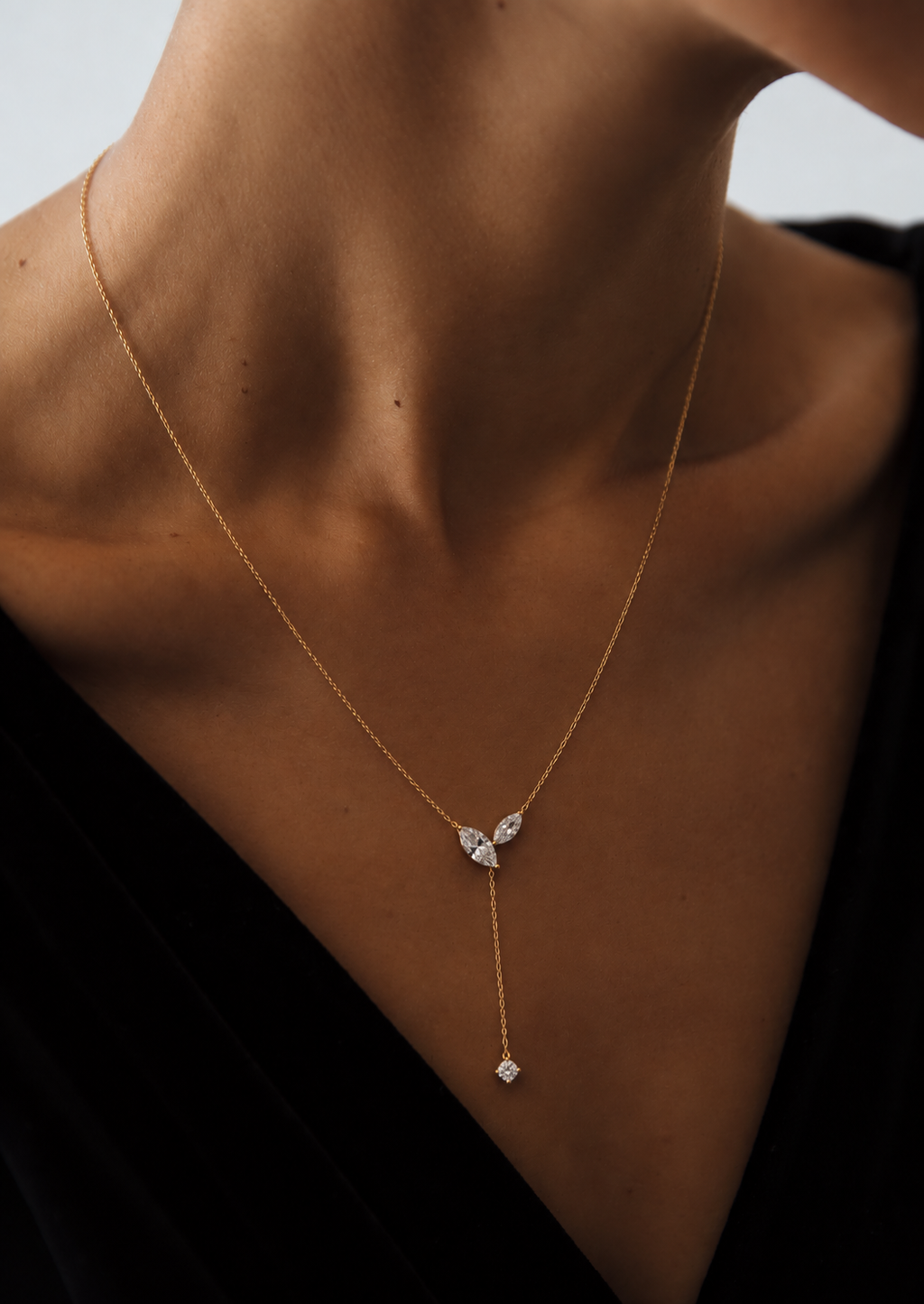 OPHÉLIE · Collier Lariat Or (31)