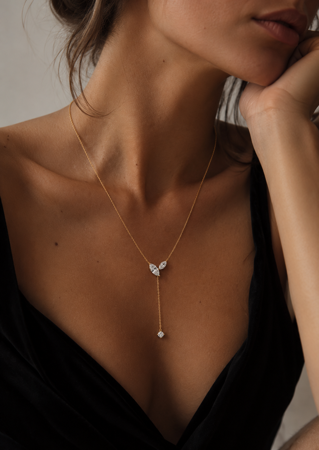 OPHÉLIE · Collier Lariat Or (31)