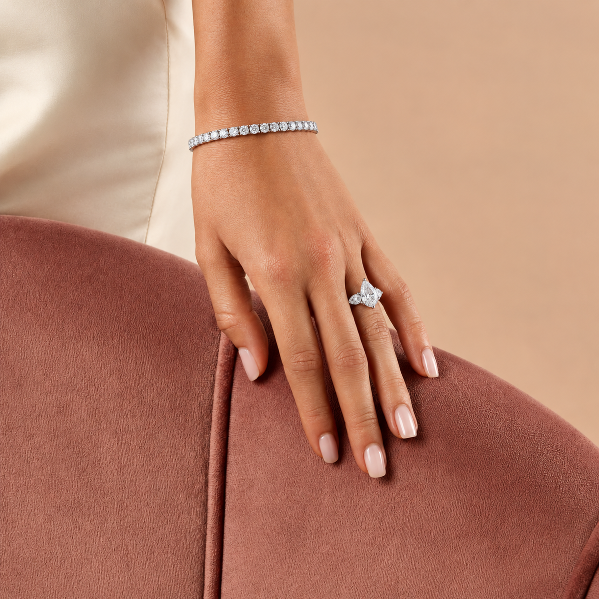 ALBA · Moissanite Tennis Bracelet