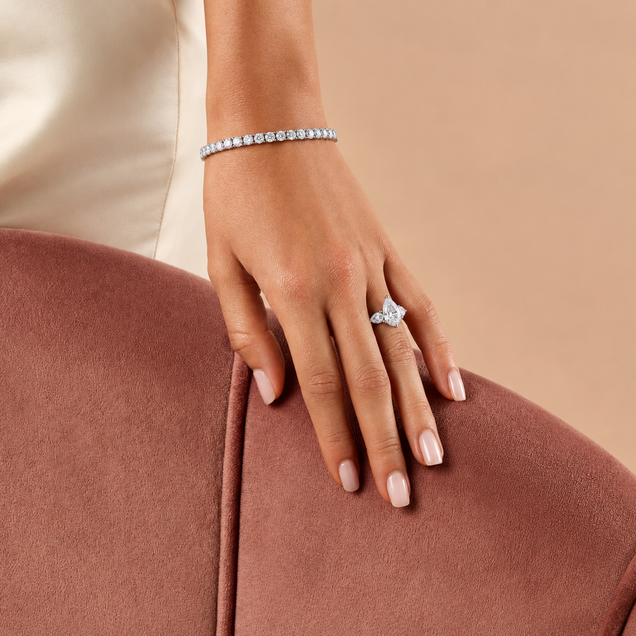 ALBA · Bracelet Tennis Moissanite (06)