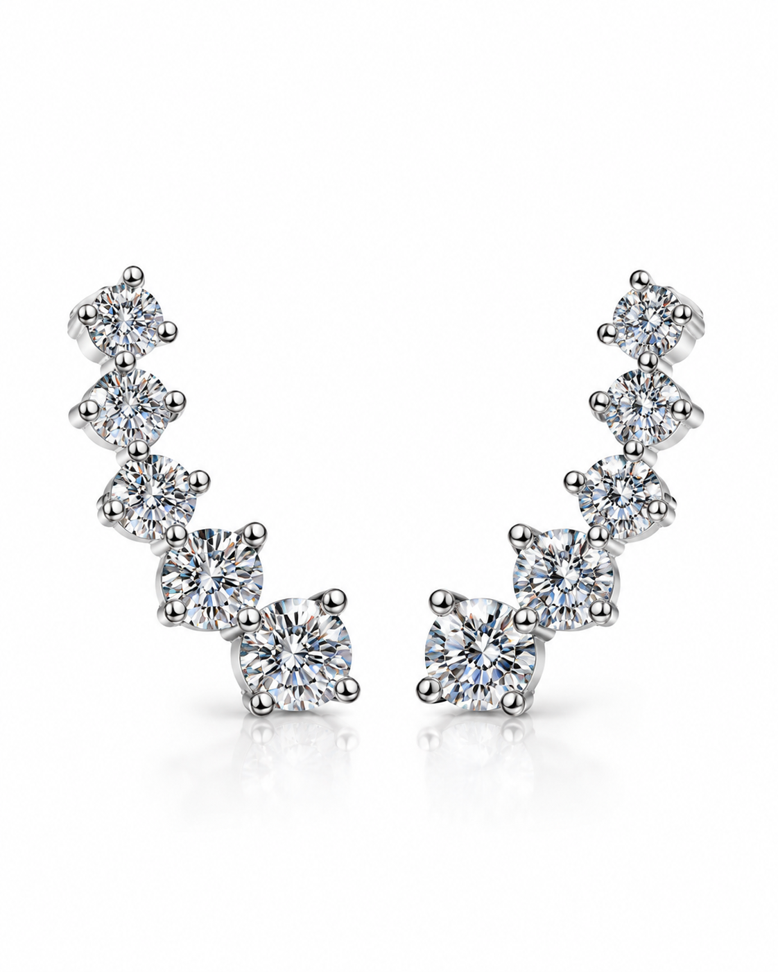 ELIA · 5-Stone Climber Earrings