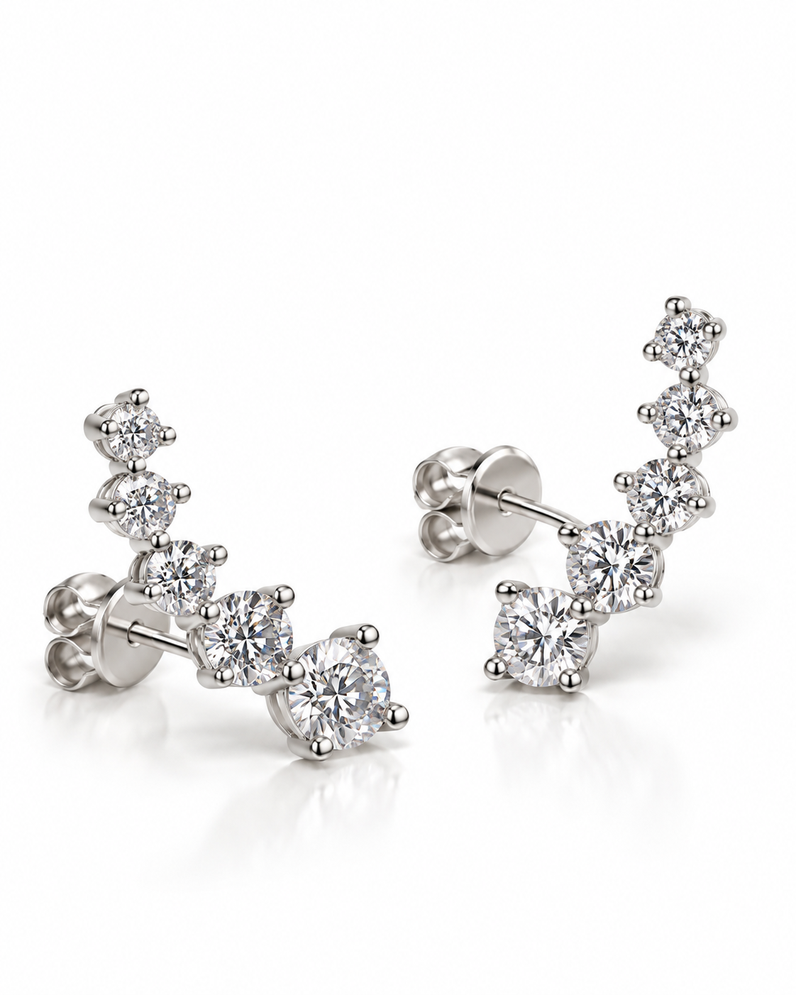 ELIA · 5-Stone Climber Earrings