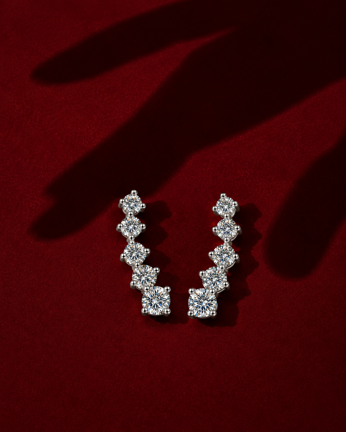 ELIA · 5-Stone Climber Earrings