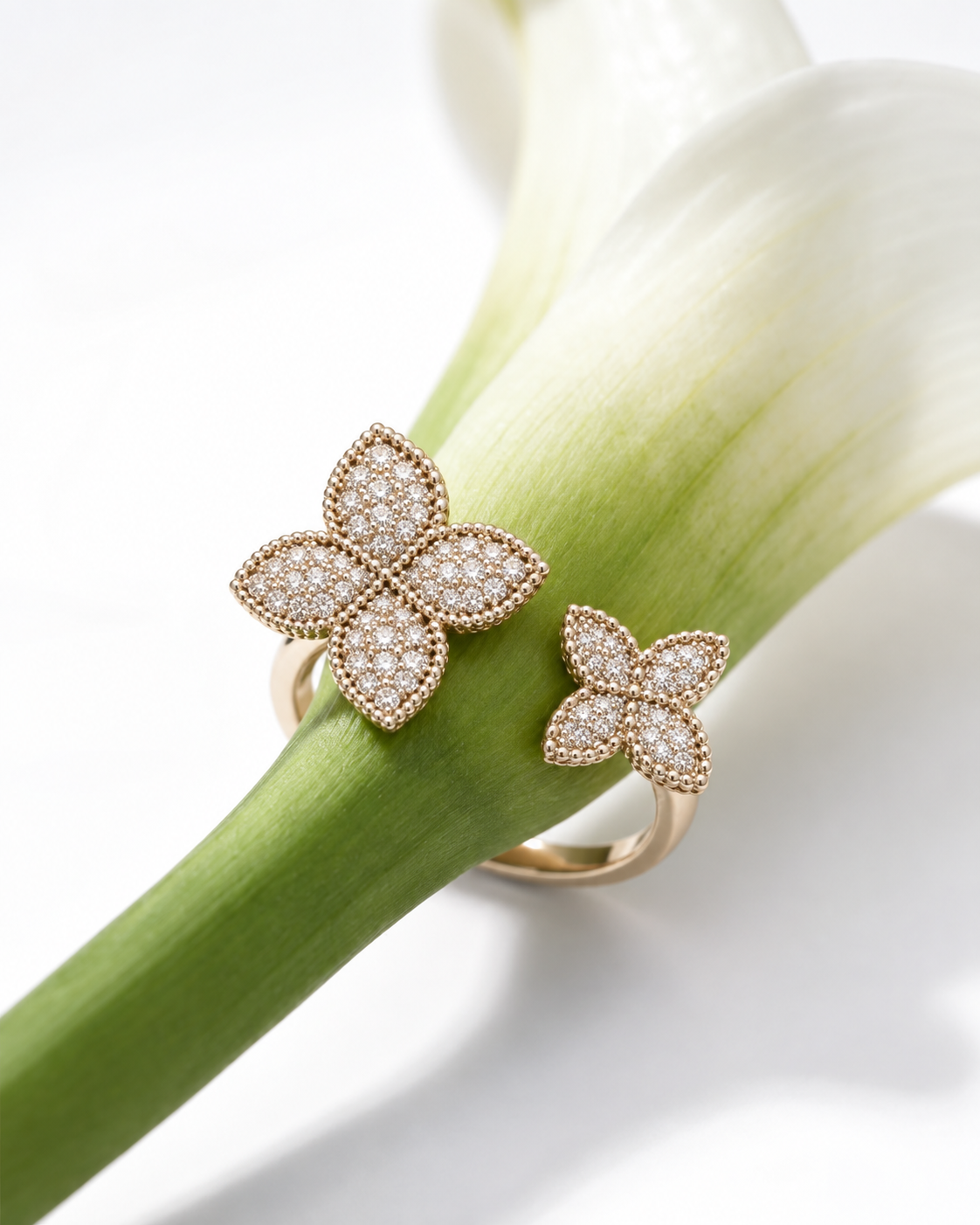 MAÏA · Double Flower Ring