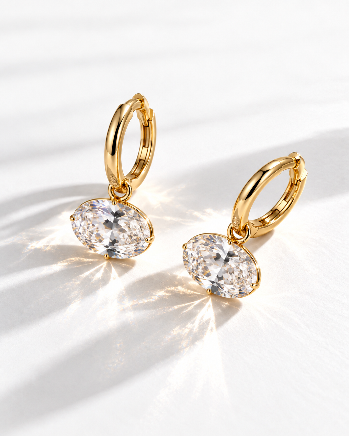 VICTORIA · Oval Drop Hoops