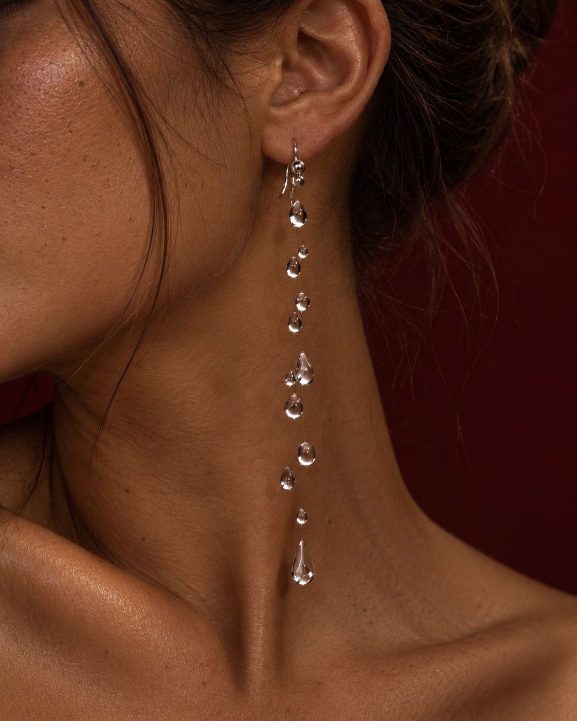 ROSÉE · Boucles Pendantes