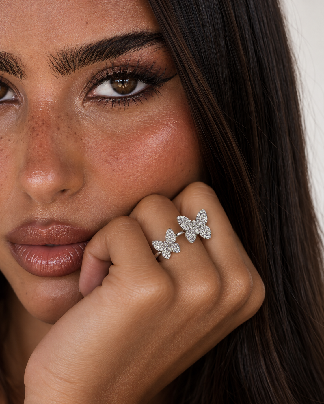 NINA · Double Butterfly Ring