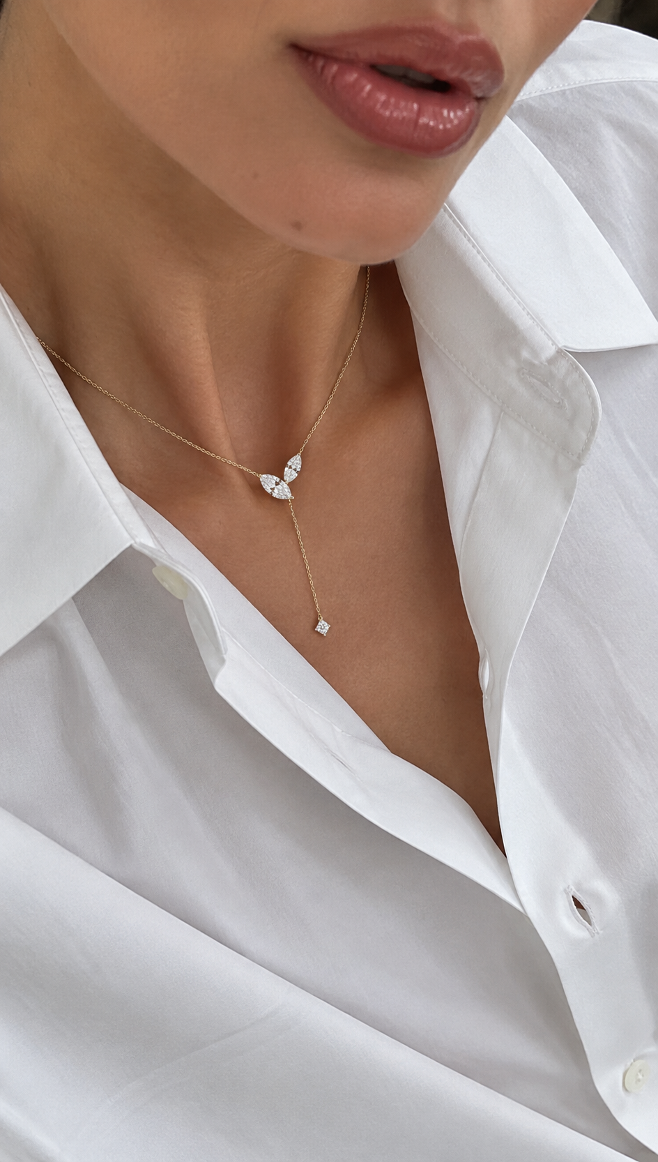 OPHÉLIE · Collier Lariat Or (31)